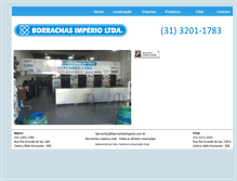Tablet Screenshot of borrachasimperio.com.br